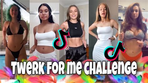 Sexy Girls Twerk For Me Challenge Tiktok Darling Twerk For Me Dance Youtube