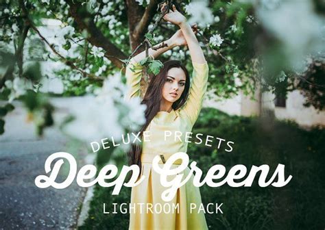 Lightroom presets are a great way to speed up photo editing. Deep Green Lightroom Presets by Deluxe Presets on ...
