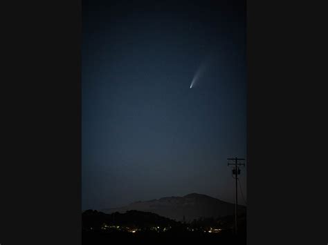 Comet Neowise Soars Past Marin County Photo Of The Day Novato Ca Patch