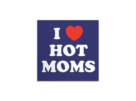 Home Décor Home And Garden Décor Decals Stickers And Vinyl Art I Heart Hot Moms I Love Milfs I Love