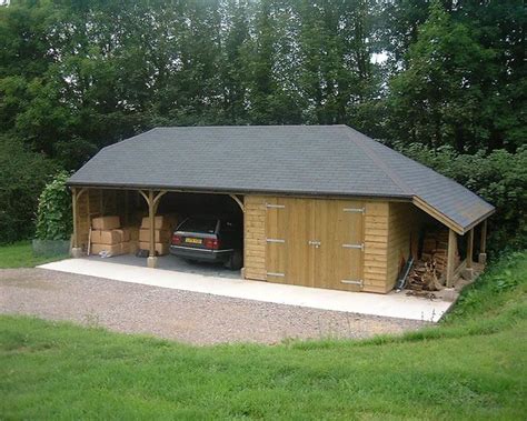 Two open carports, 1 enclosed garage. Bitumen Felt Slate ...