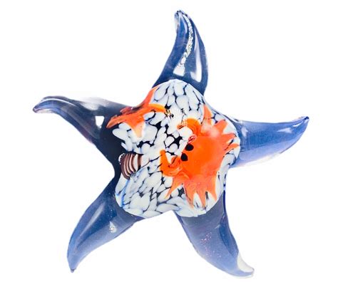 Murano Glass Starfish Paperweight Italy Vintage Nautical Etsy New Zealand
