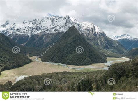 Humboldt Mountains From Routeburn Track Stock Photo Image Of Humboldt