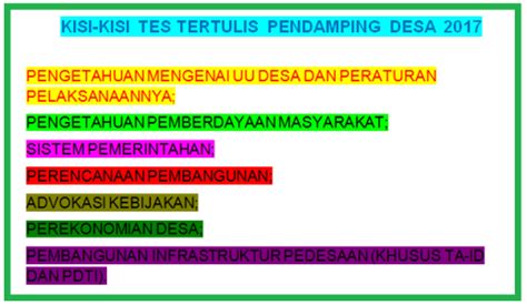 Saya akan melakukan pekerjaan apa saja sebaik mungkin. Soal Tes Pendamping Desa 2021 - Guru Sekolah