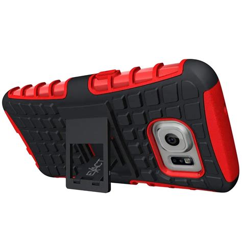 Exact Tank Series Shock Proof Tough Rugged Dual Layer Case With Built In Kickstand For Samsung