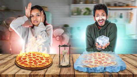 Hot Vs Cold Food Challenge 🥵🥶 Crazy Siblings Aiyai Nangi Sl Trish Youtube