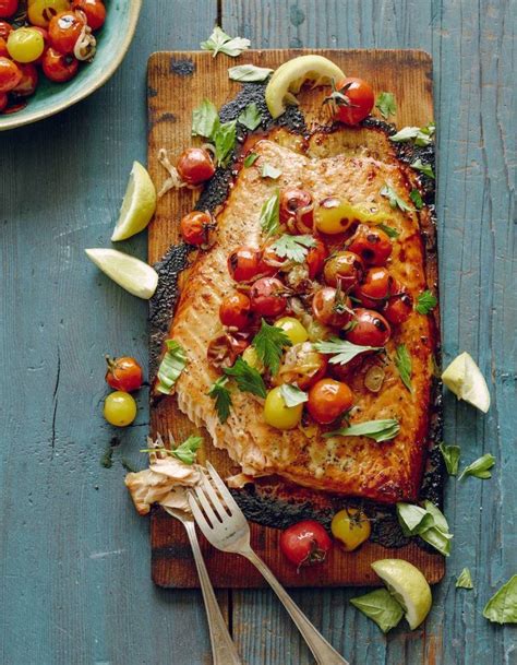 Here are our best sides to serve with salmon, ordered in terms of speed! Cedar Plank Salmon Blistered Tomatoes | Salmon recipes ...