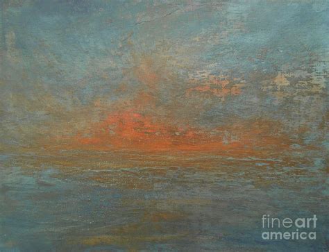 Amber Sunset Painting By Jane See Fine Art America