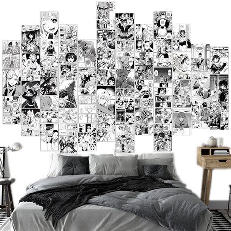 2050pcs Anime Manga Panel Aesthetic Picture For Wall Collage Print