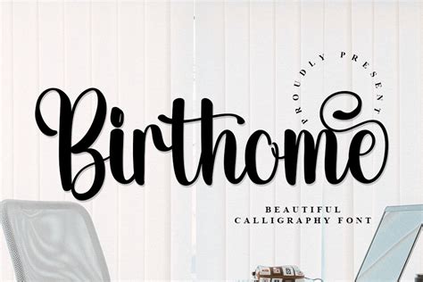 Birthome Font By Inermedia Studio · Creative Fabrica
