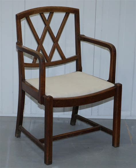 When fully extended this table offers a work surface that is 60 inches wide and 36 inches deep making it ideal to spread. Set of 6 Arts and Crafts Libertys London Dining Chairs ...