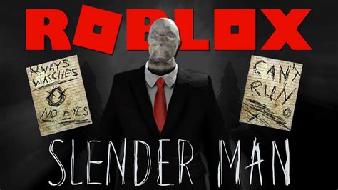 Slender Man In Roblox Youtube