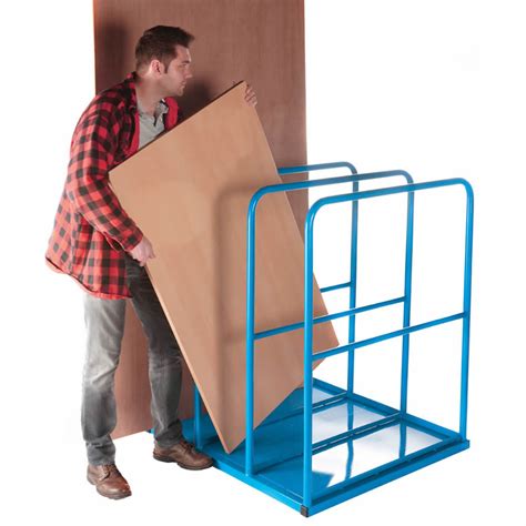 Vertical Sheet Rack With Flat Steel Base 3 Section Csi