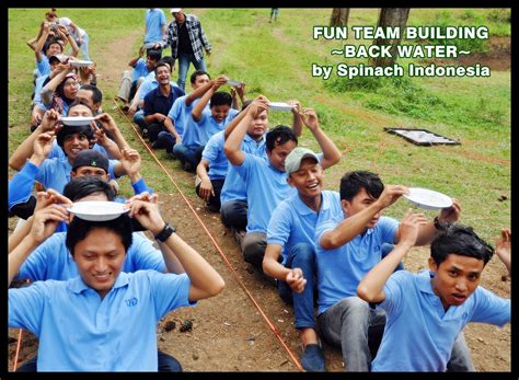 Outbound Activity Fun Team Building Game Of Grand Spinach Grand