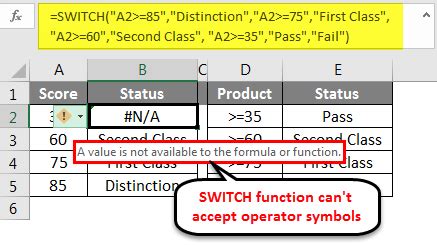 It is the function of a network switch to prevent layer 2 switching loops and broadcast storms. SWITCH Function in Excel | How to use SWITCH Function?