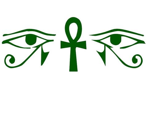 Eye Of Horus Vinyl Decal Ankh Ancient Egyptian Pharaoh Etsy