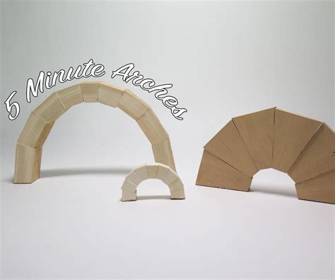 Wood Arch Blocks In 5 Minutes 6 Steps With Pictures Instructables