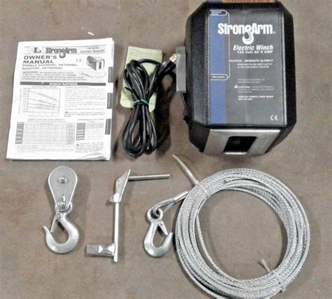 Dutton Lainson Strongarm Volt Ac Powered Electric Winch Lb Capacity Yoder Tools