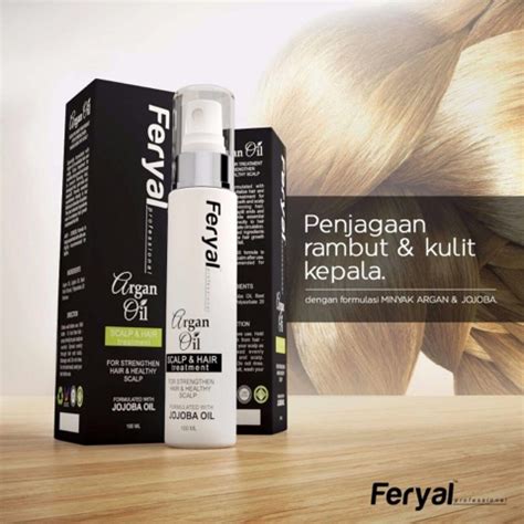 Argan oil feryal shampoo hair treatment new stock feryal hair tonic lulus kkm dan halal dibawa solatferyal scalp and. Menjual Produk Kecantikan Dan Kesihatan : FERYAL ARGAN OIL