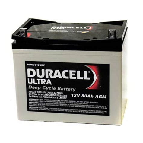 Duracell Ultra Agm Wkdc12 80p New Allrite Mobility