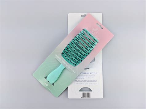 Hairbrush Retail Packaging Design Production