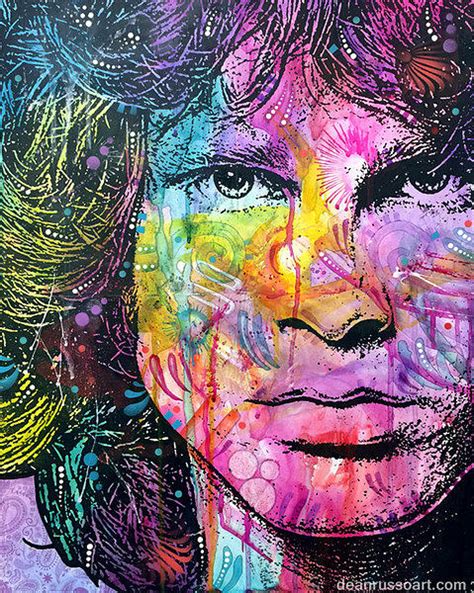 Jim Morrison The End Painting By Dean Russo Art