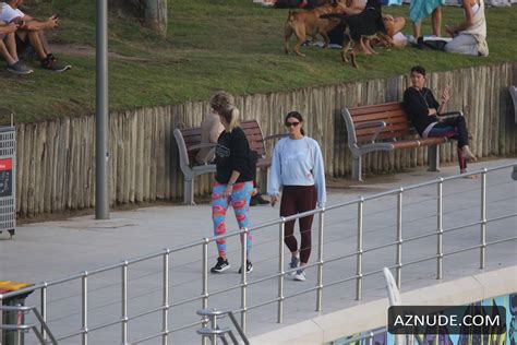 Brittany Hockley Spotted With A Friend Going For A Walk At Bondi Beach