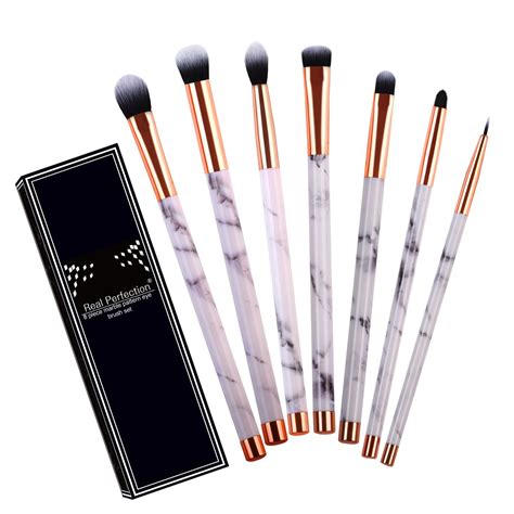 Amazon Com Professional Makeup Brushes Set Pcs With White Marble Look Makeup Brush Handle