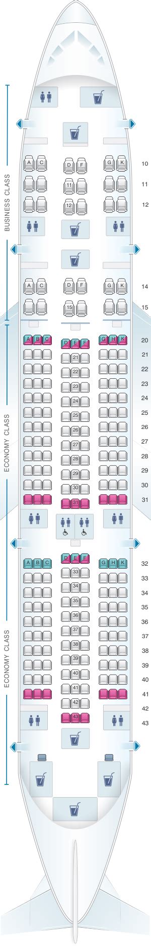 Oman Air 787 Seat Map