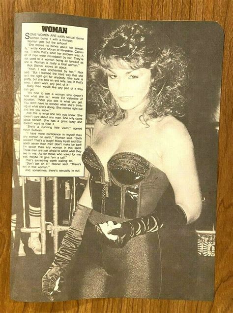 VTG WWF WOMAN NANCY BENOIT MANAGER WRESTLING MAGAZINE P