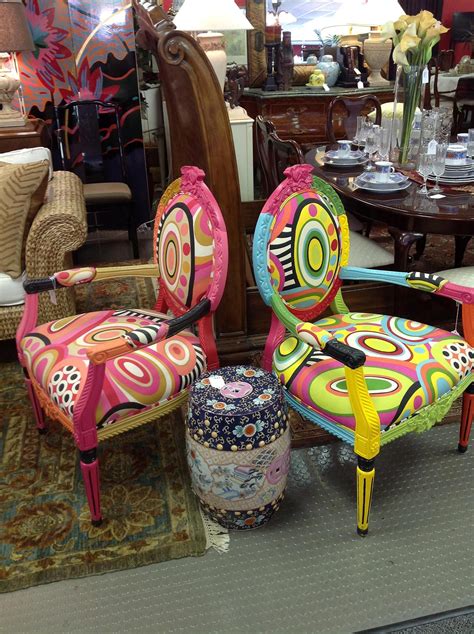 Gallery Encore Interiors Whimsical Furniture Painted Chairs Funky