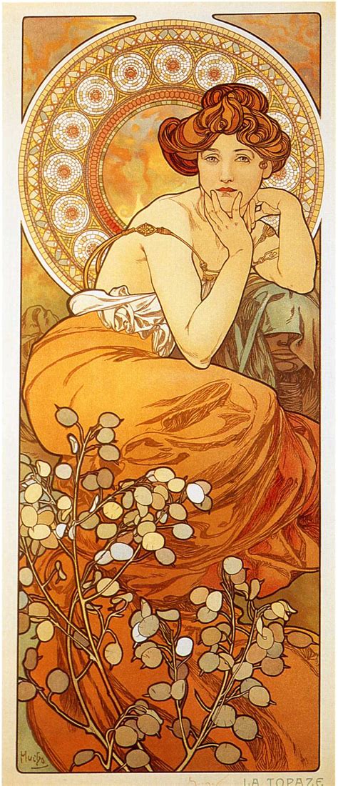 Whimsical new age and art nouveau paintings by angela r. Topaz - Alphonse Mucha - WikiArt.org - encyclopedia of ...