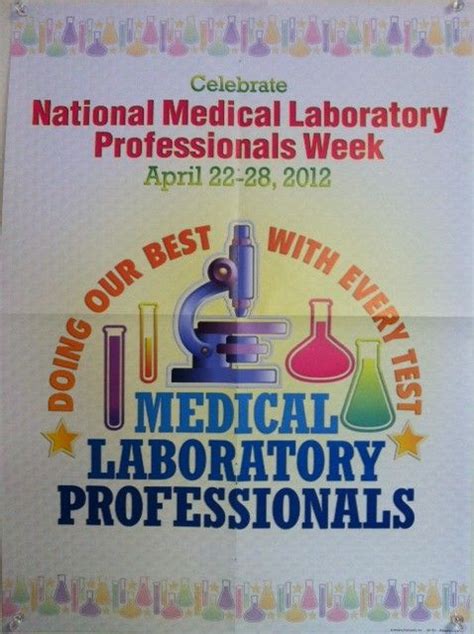 National Medical Laboratory Professionals Week April 22 28 2012