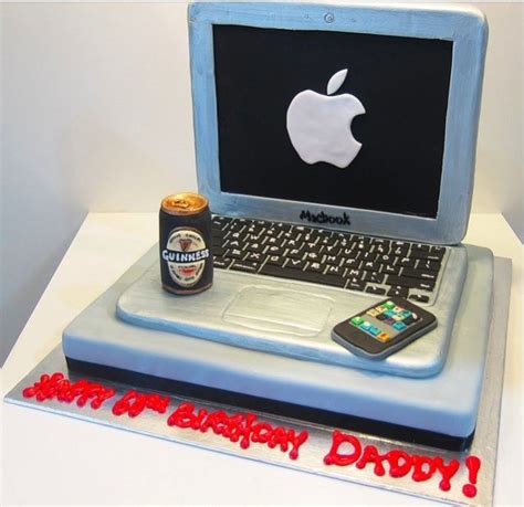 Set easter cake, cross on the laptop screen, carrot and flower. The 13 Best Apple Computer Cakes Ever Baked [Gallery ...