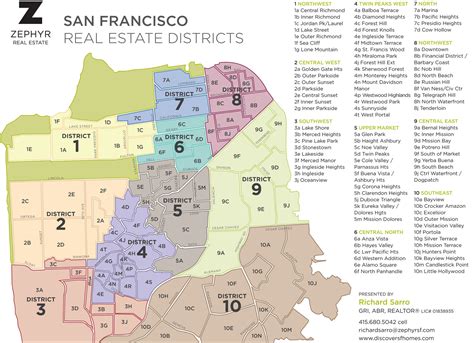 map of san francisco neighborhoods world map