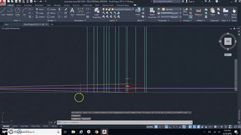 2 Point Perspective In Autocad Part 1 Youtube