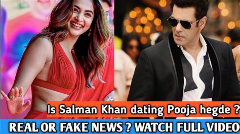 Is Salman Khan Dating Actress Pooja Hegde Youtube
