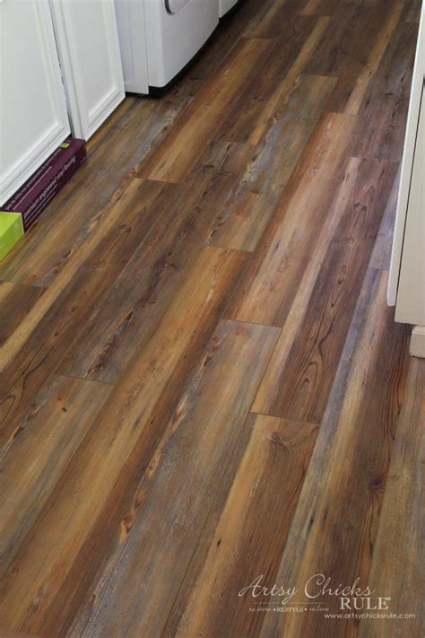 You won't find a lot of yellow, orange, or red undertones. Farmhouse Vinyl Plank Flooring (One Room Challenge, Week 5 ...