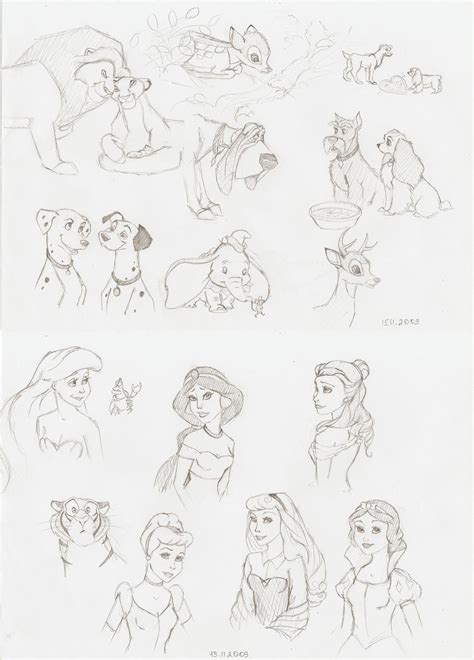 Disney Sketch By Thepyf On Deviantart