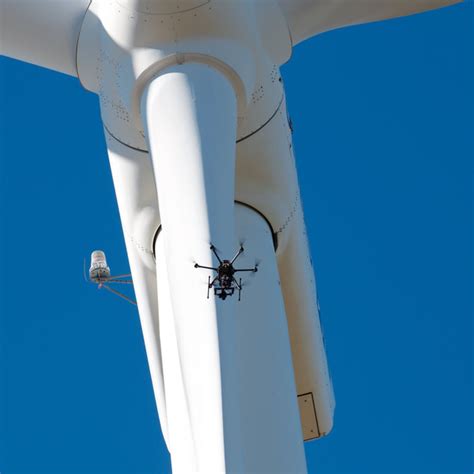 Blade Inspection Wind Turbine Autonomous Drone 100 Blade Coverage