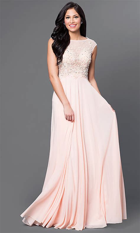 We believe in helping you find the looking for something more? Long Cap Sleeve JVN by Jovani Dress - PromGirl