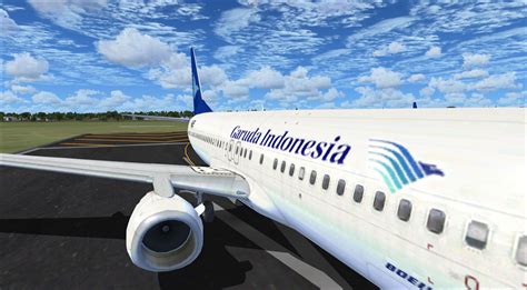 garuda indonesia boeing 737 800 for fsx