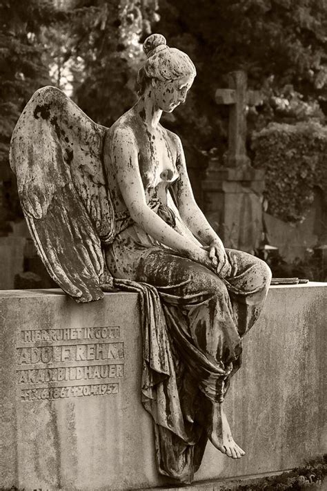 Mourning Angel Cemetery Statues Cemetery Angels Angel Statues