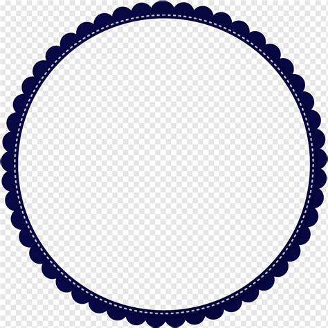 Round Lace Frame Png