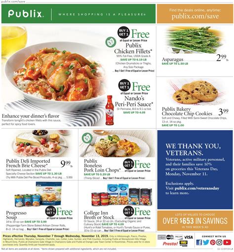 Publix Current Weekly Ad 1107 11132019 Frequent
