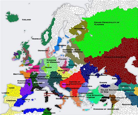 Map Challenge Medieval Europe Alternate History Discussion