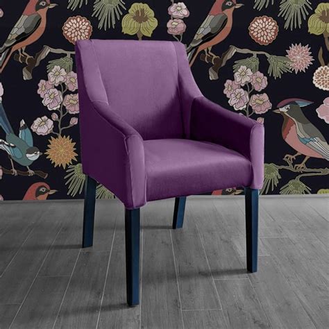 With some chair covers, your dining chairs are quickly and easily included in the remodeling. Purple Velvet IKEA SAKARIAS Dining Chair Cover in 2020 ...