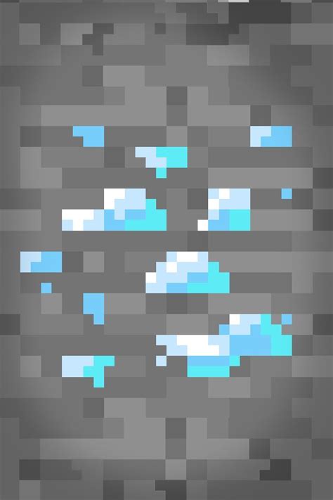 Minecraft diamond ore | Papel de parede minecraft, Minecraft festa