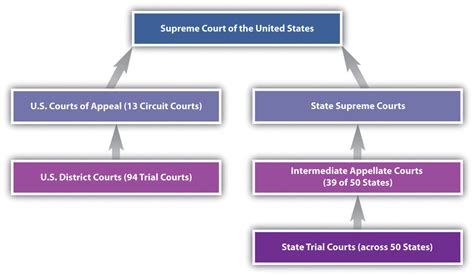 Civil Litigation Court Systems Diagram Quizlet