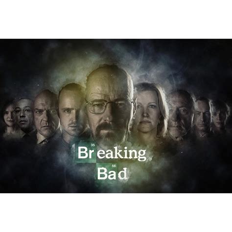 Breaking Bad All Main Characters Poster Sole Poster